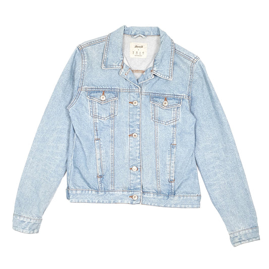 Womens Blue Denim Co Trucker  Coat