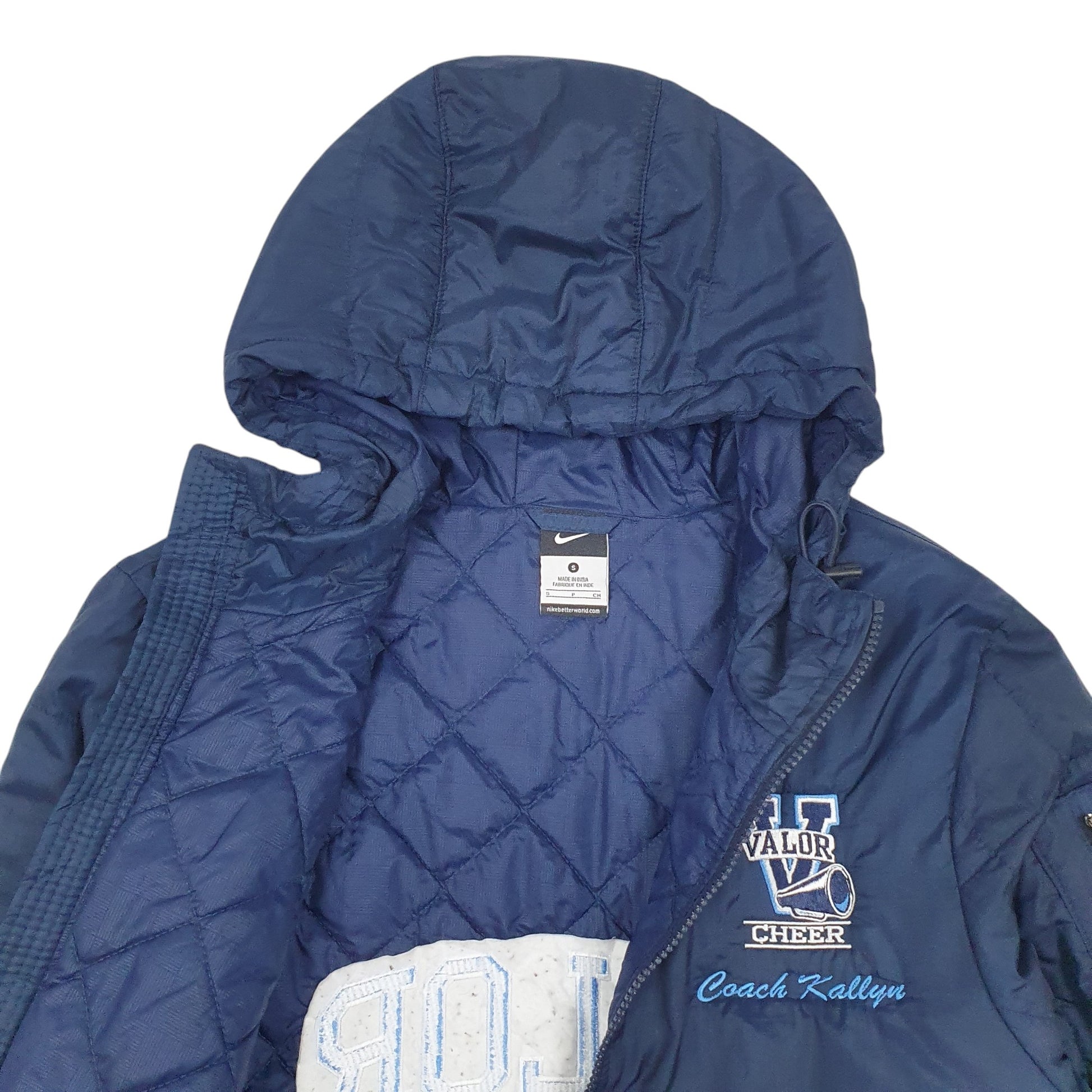 Mens Navy Nike Valor Cheerleading  Coat
