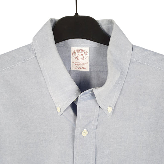Mens Blue Brooks Brothers  Long Sleeve Shirt