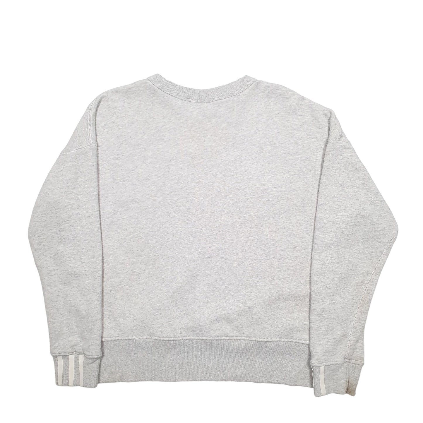 Womens Grey Adidas  Crewneck Jumper