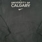 Womens Black Nike University Of Calgary Lightweight Hoodie Jumper