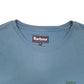 Mens Blue Barbour  Short Sleeve T Shirt