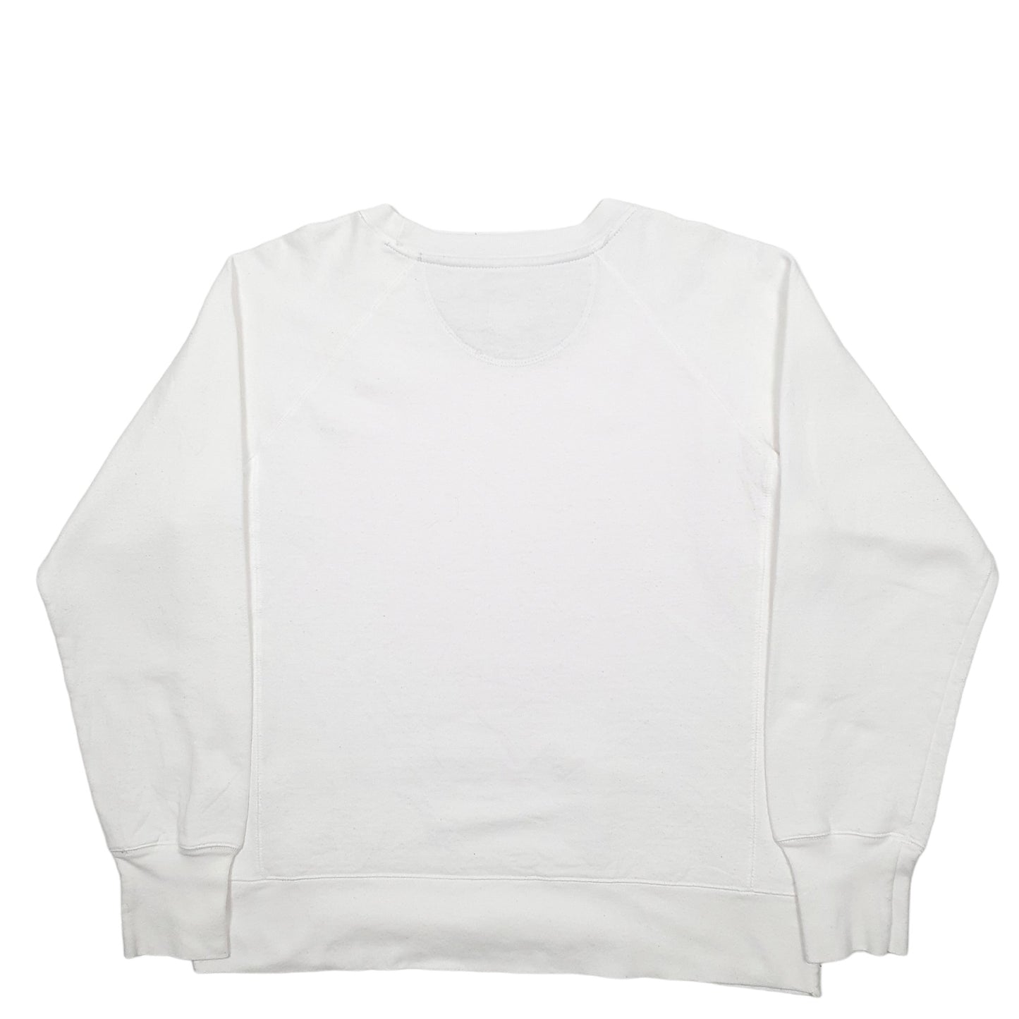 Womens White Champion  Crewneck Jumper