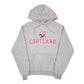 Mens Grey Champion Cortland Red Dragons Hoodie Jumper