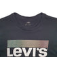 Mens Black Levis Spellout Short Sleeve T Shirt