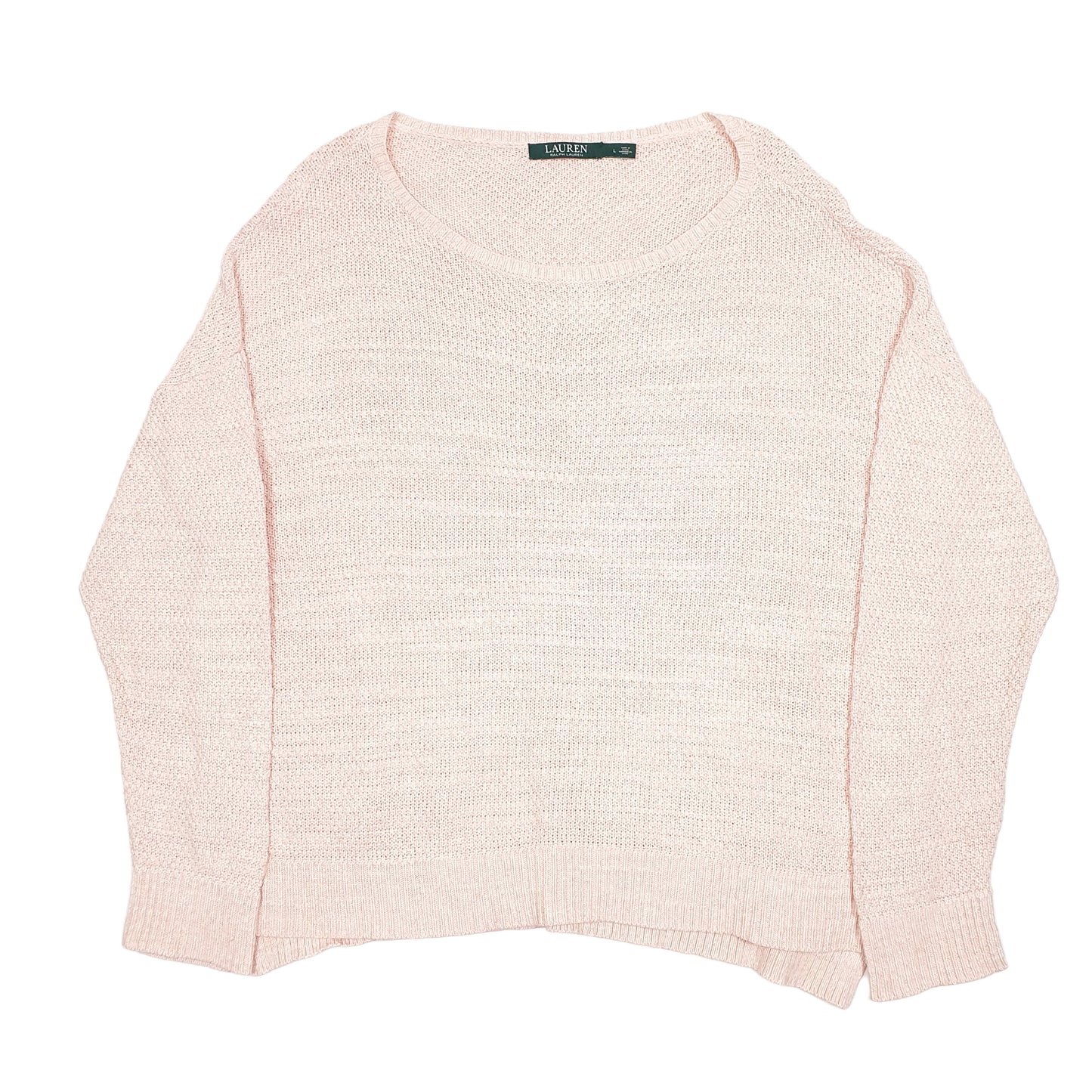 Womens Pink Lauren Ralph Lauren Knit Crewneck Jumper