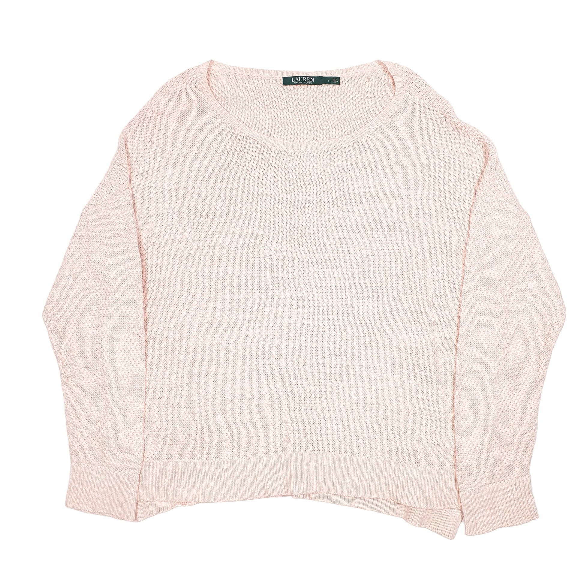 Womens Pink Lauren Ralph Lauren Knit Crewneck Jumper