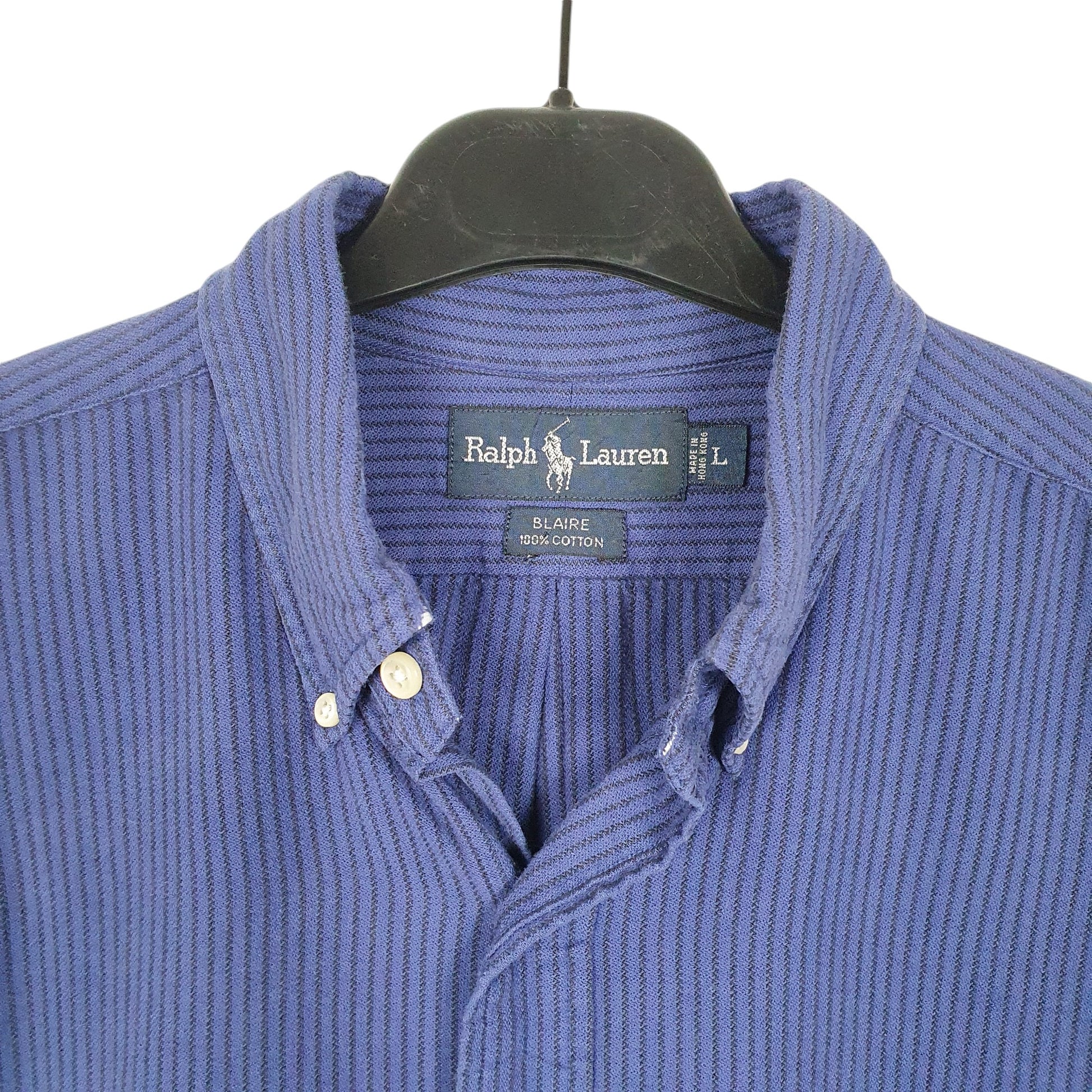 Mens Blue Ralph Lauren  Long Sleeve Shirt