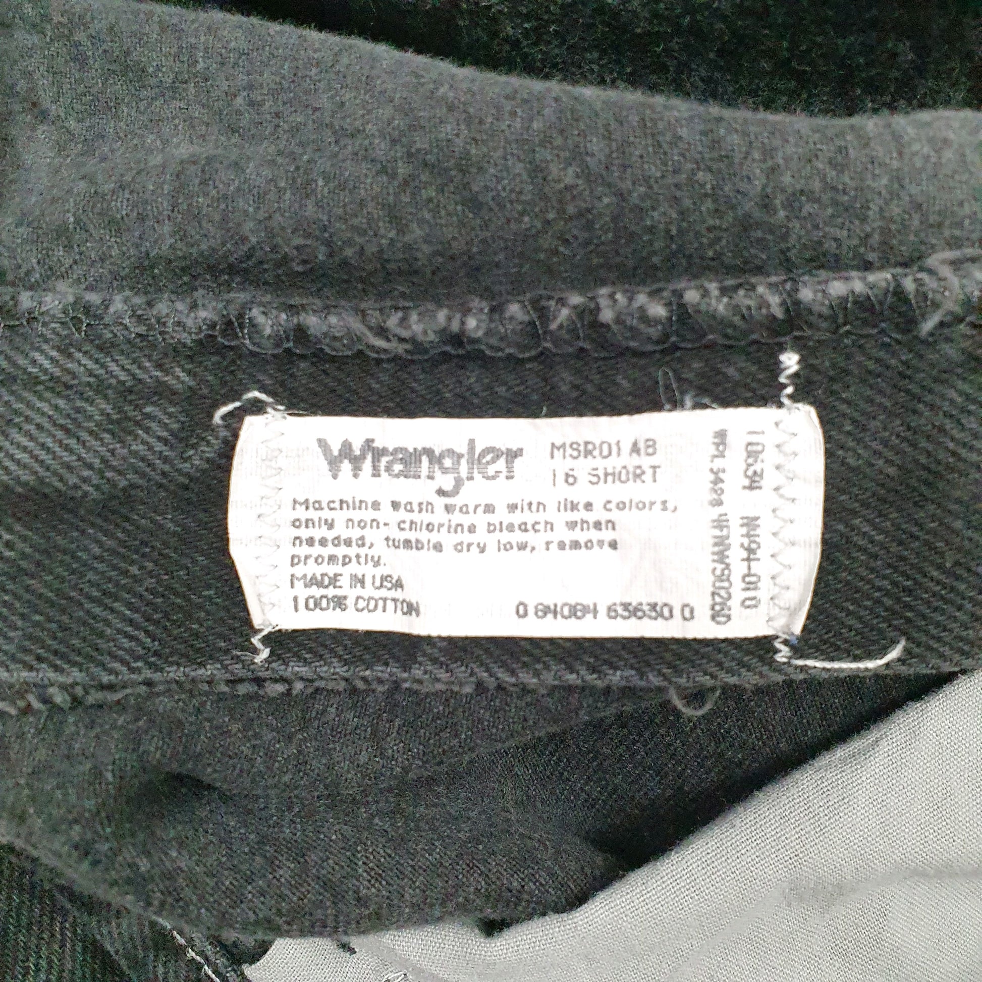 Womens Black Wrangler Made In USA MSR01 JeansW34 L30