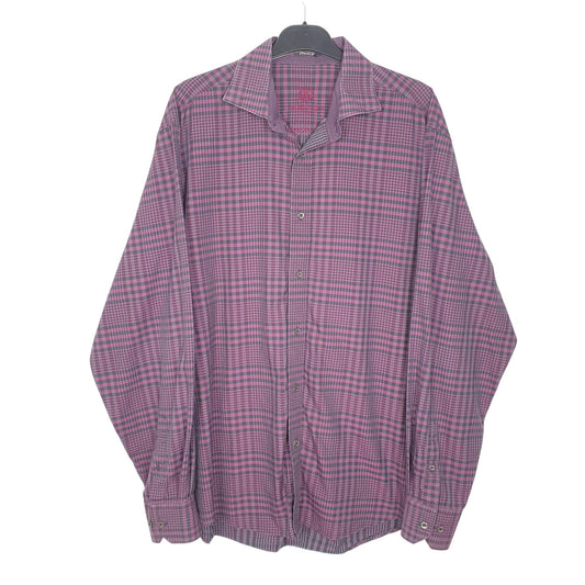 Mens Purple Bugatchi Uomo Long Sleeve Shirt