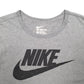 Mens Grey Nike Spellout Short Sleeve T Shirt