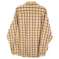 Mens Yellow L.L.Bean Flannel Overshirt Shacket Long Sleeve Shirt