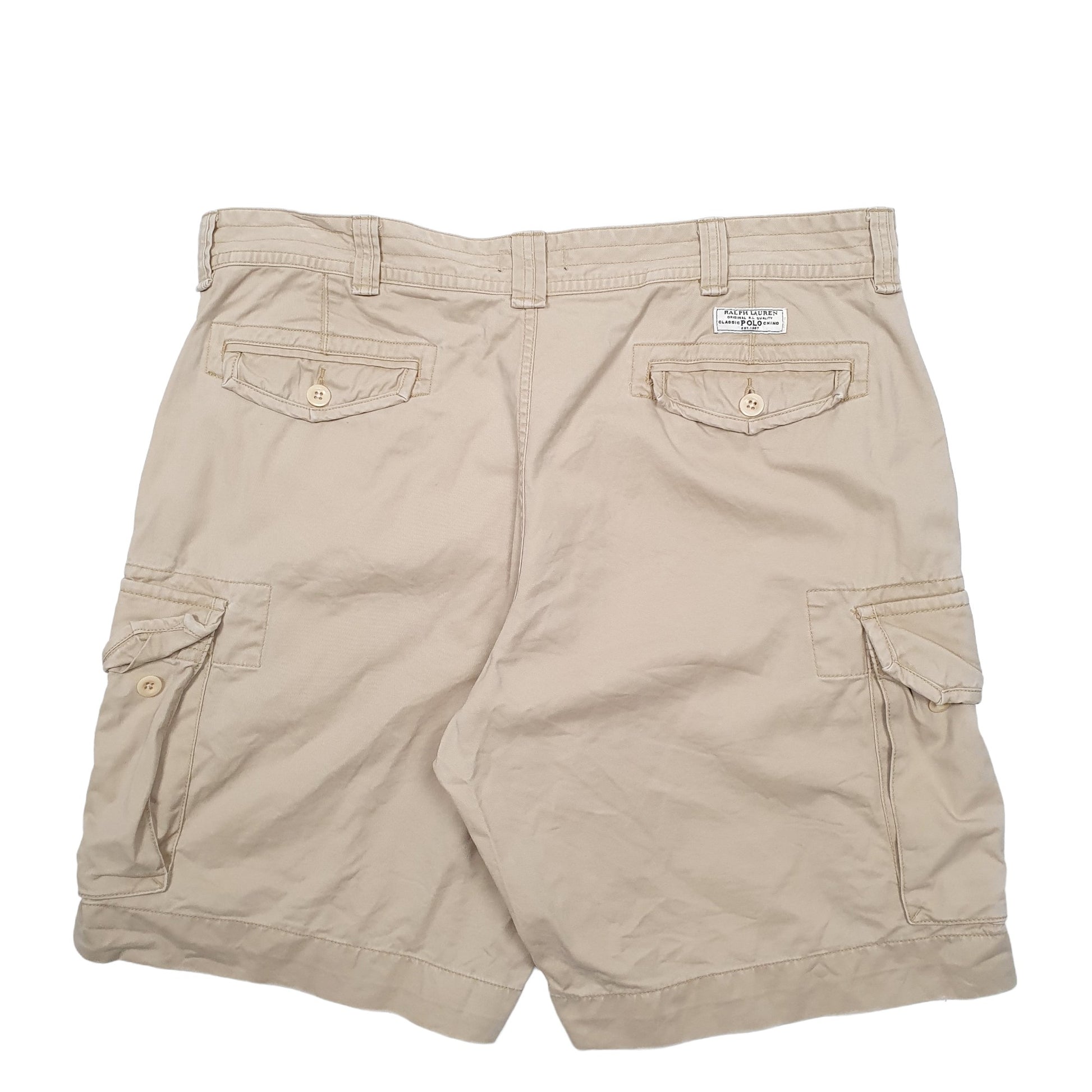 Mens Beige Polo Ralph Lauren  Cargo Shorts