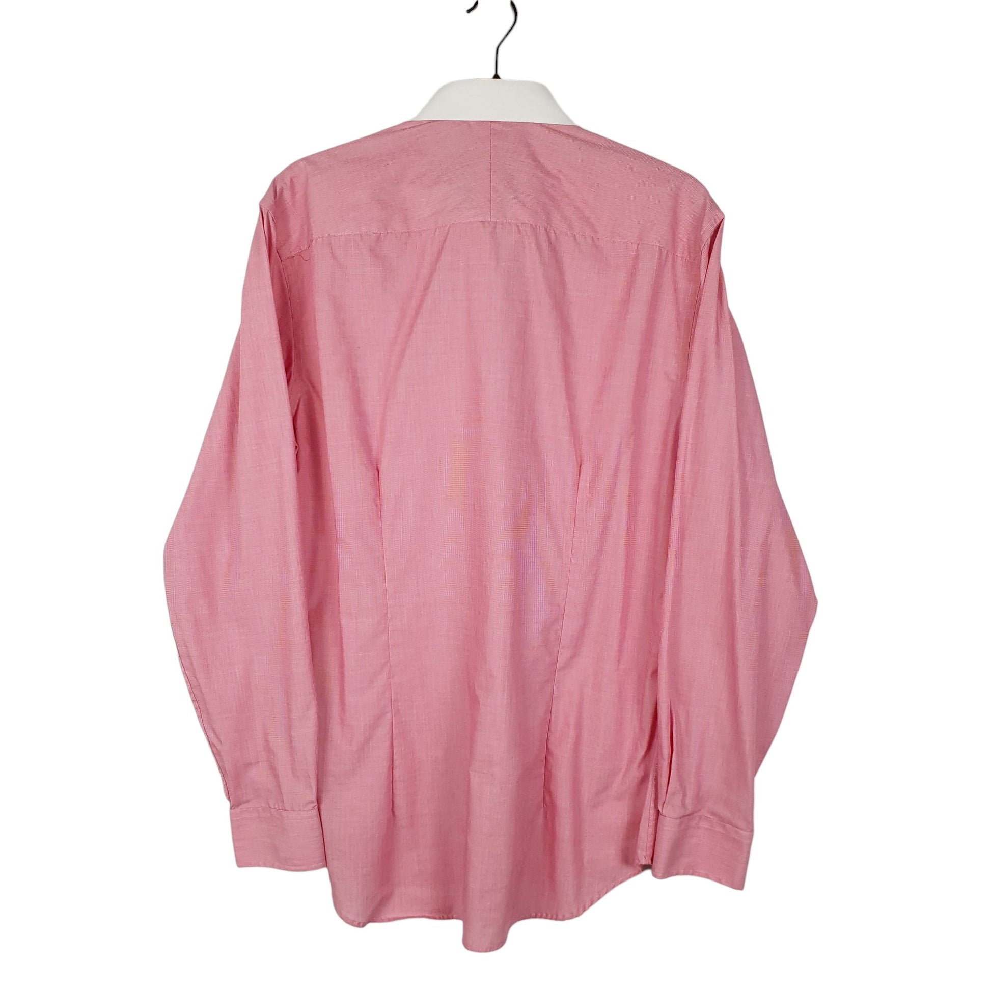 Mens Pink The Saville Row Co  Long Sleeve Shirt