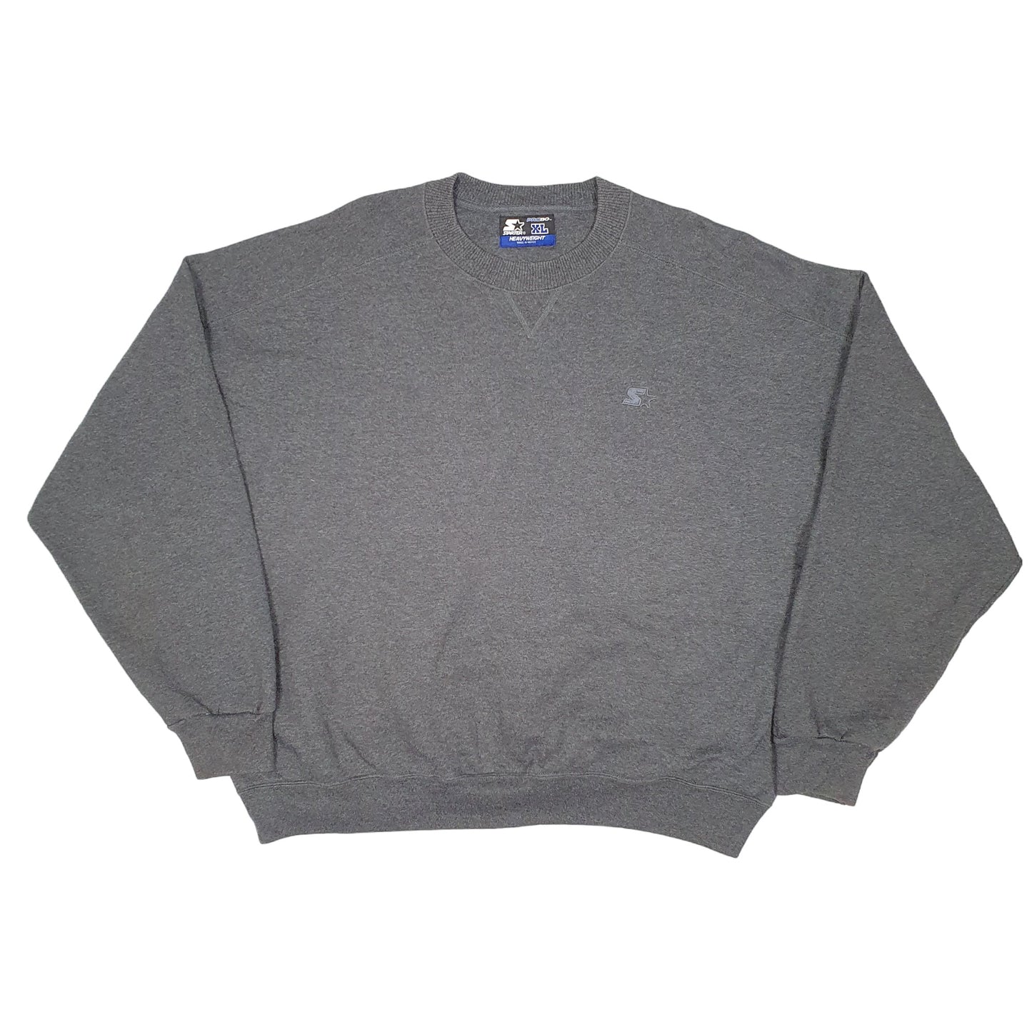 Mens Grey Starter Vintage Pro 80 Heavyweight Crewneck Jumper