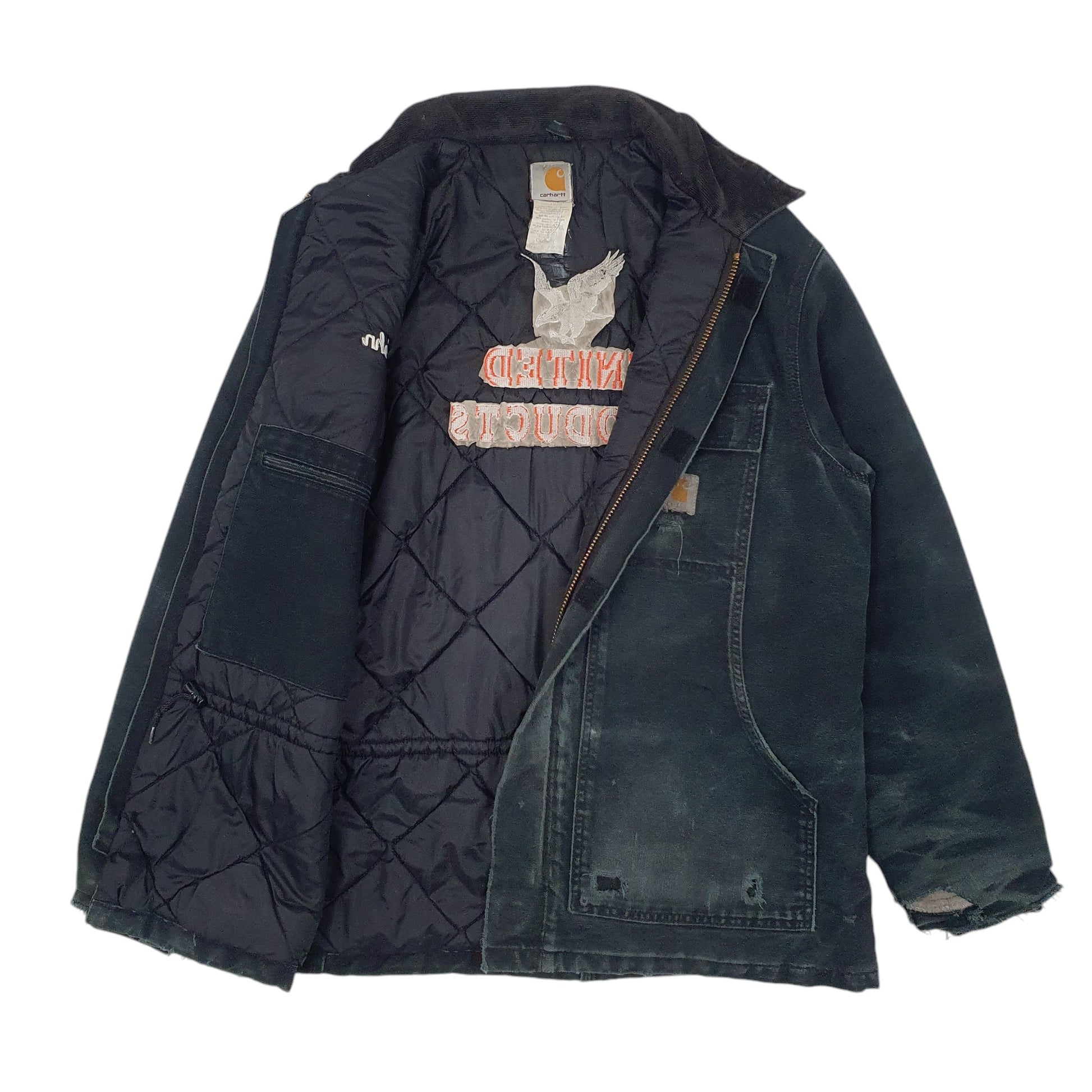 Mens Black Carhartt C03 BLK United Products  Coat