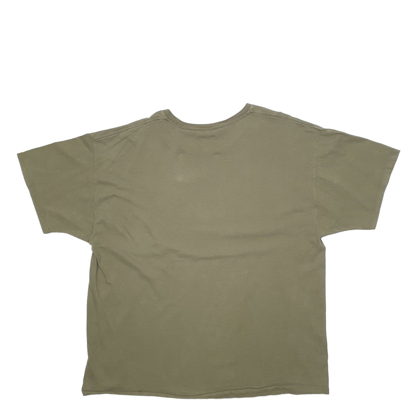 Mens Khaki Champion  Short Sleeve T Shirt