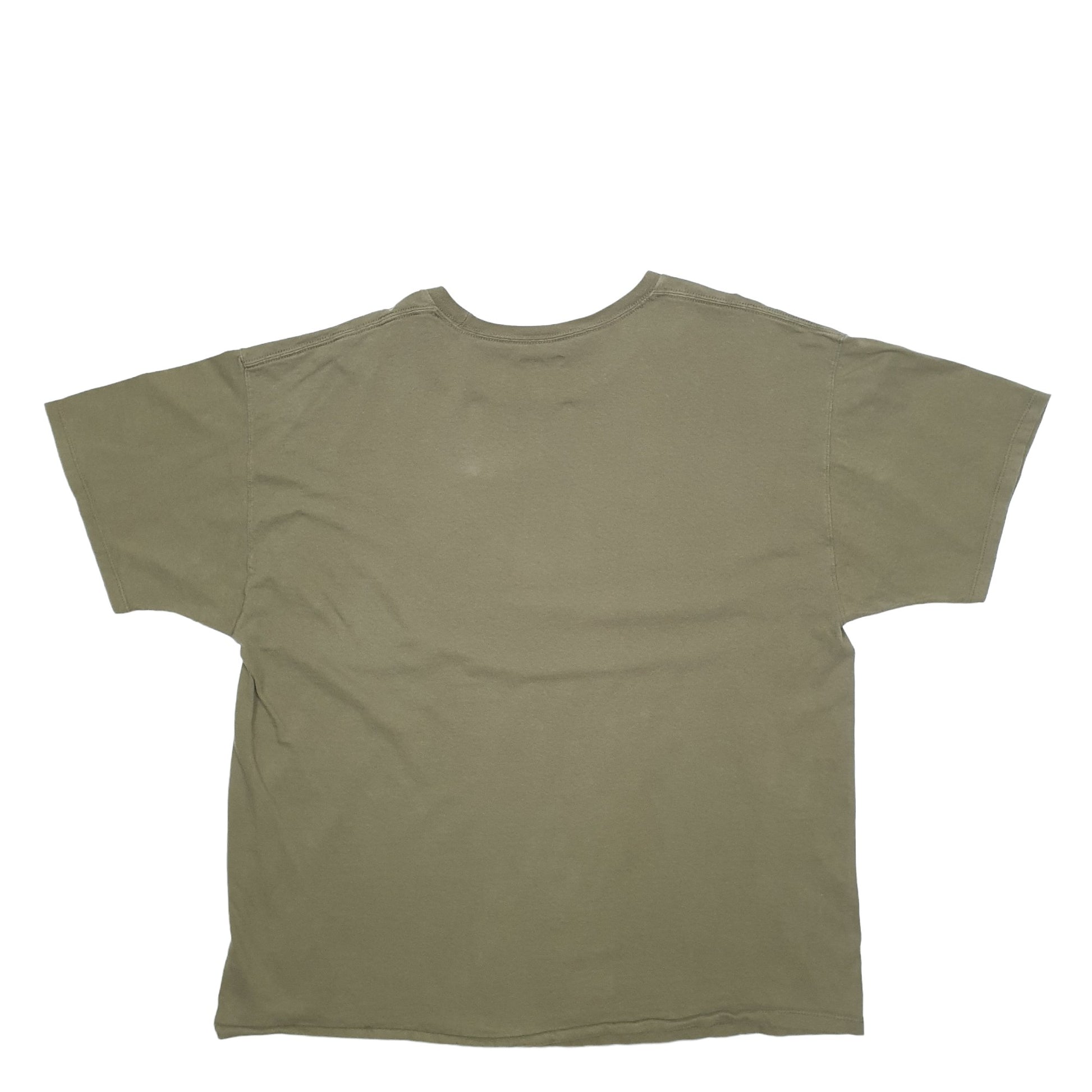 Mens Khaki Champion  Short Sleeve T Shirt