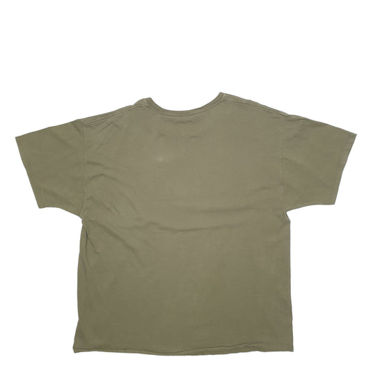 Mens Khaki Champion  Short Sleeve T Shirt