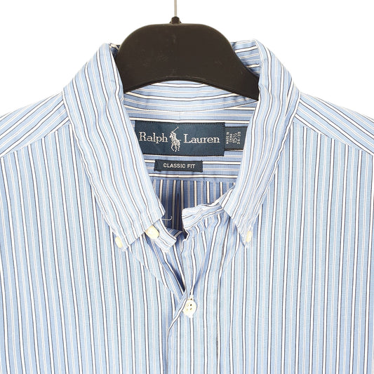 Mens Blue Ralph Lauren  Long Sleeve Shirt