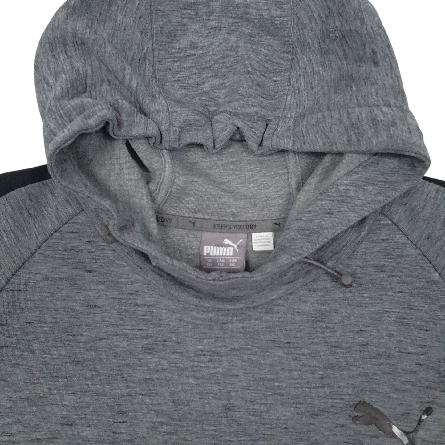 Mens Grey Puma  Hoodie Jumper