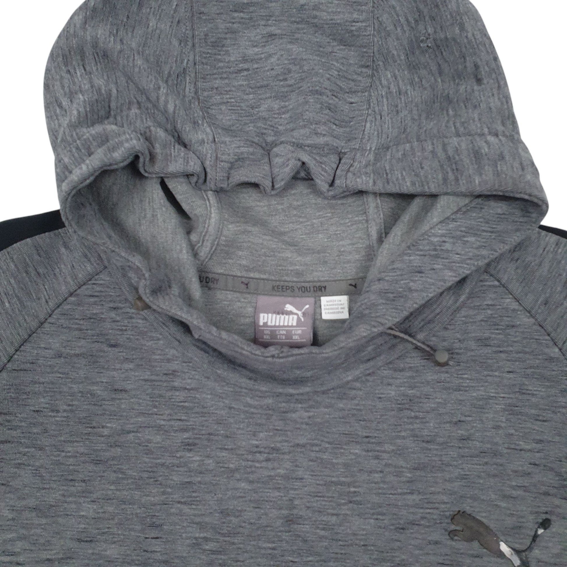 Mens Grey Puma  Hoodie Jumper