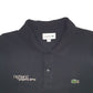 Mens Black Lacoste  Short Sleeve Polo Shirt