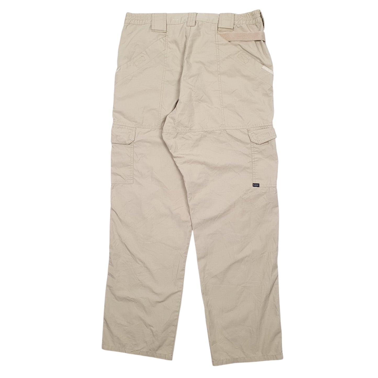 Mens Beige 5.11 Tactical  Cargo Trousers