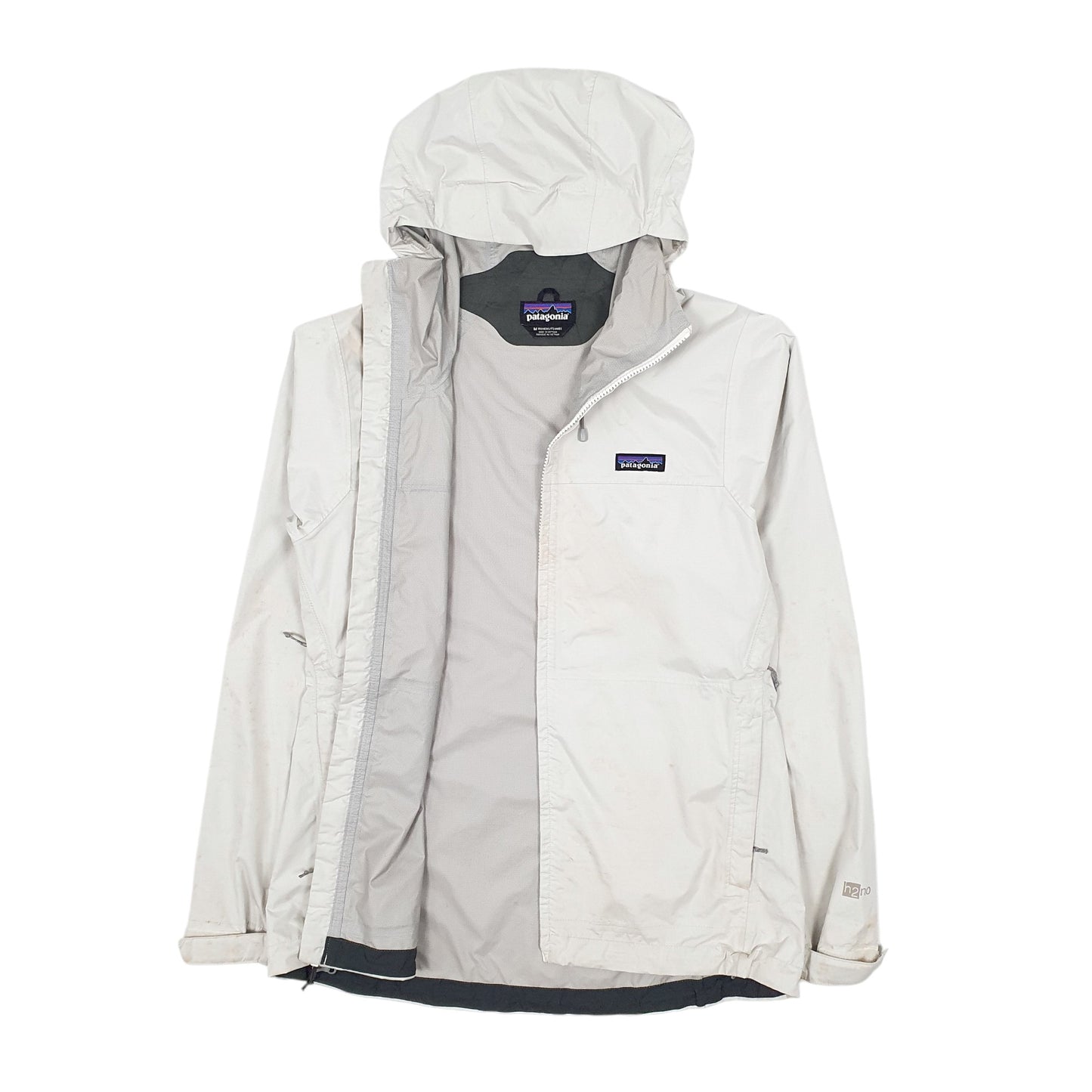 Womens White Patagonia Torrentshell  Coat