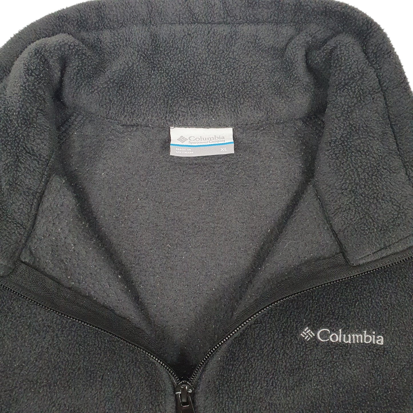Womens Black Columbia  Full Zip Jumper