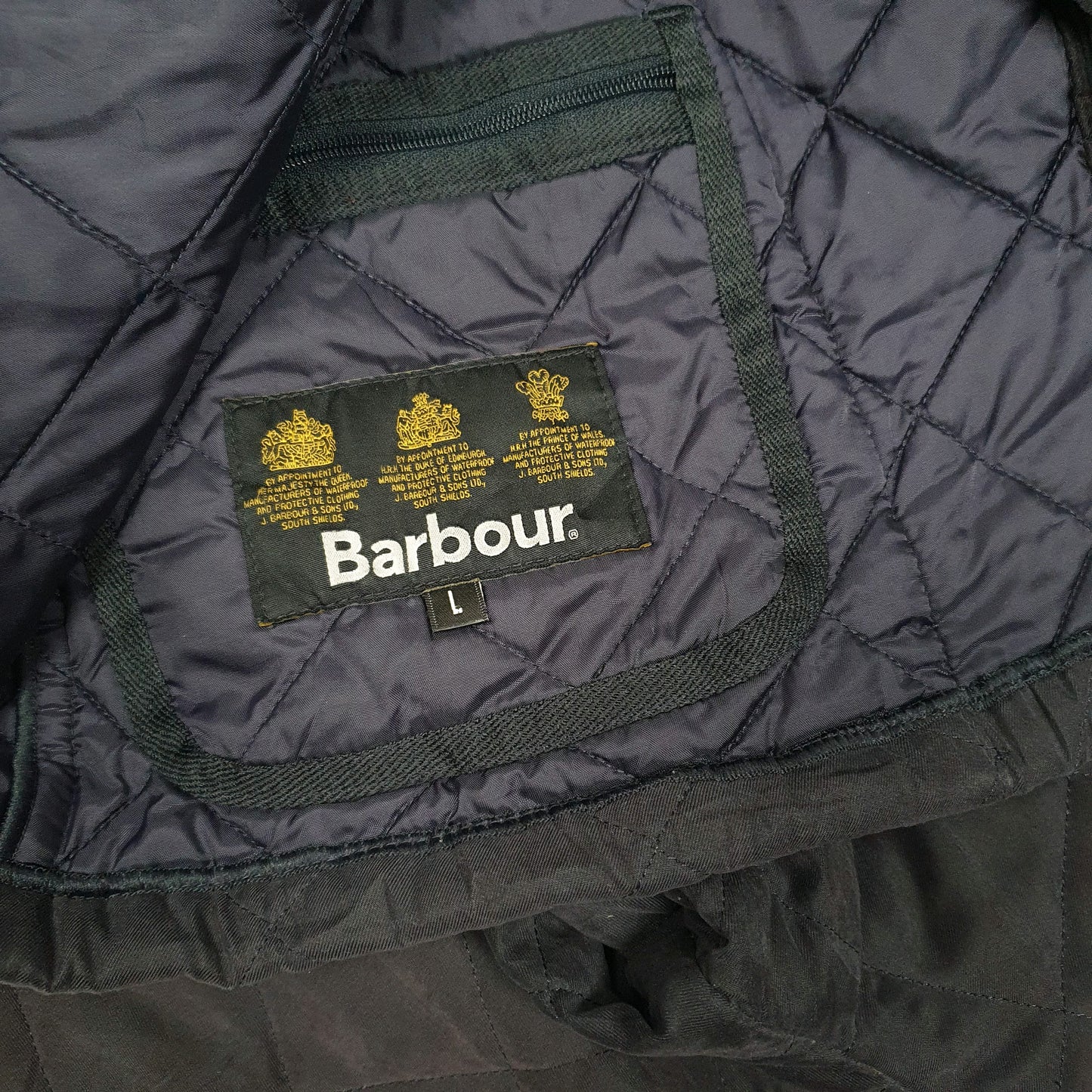 Mens Navy Barbour   Coat