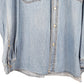 Mens Blue Levis Denim Jeans Vintage Red Tab Overshirt Shacket Long Sleeve Shirt
