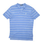 Mens Blue Polo Ralph Lauren Striped Short Sleeve Polo Shirt