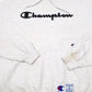 Mens Grey Champion Script Hoodie Jumper