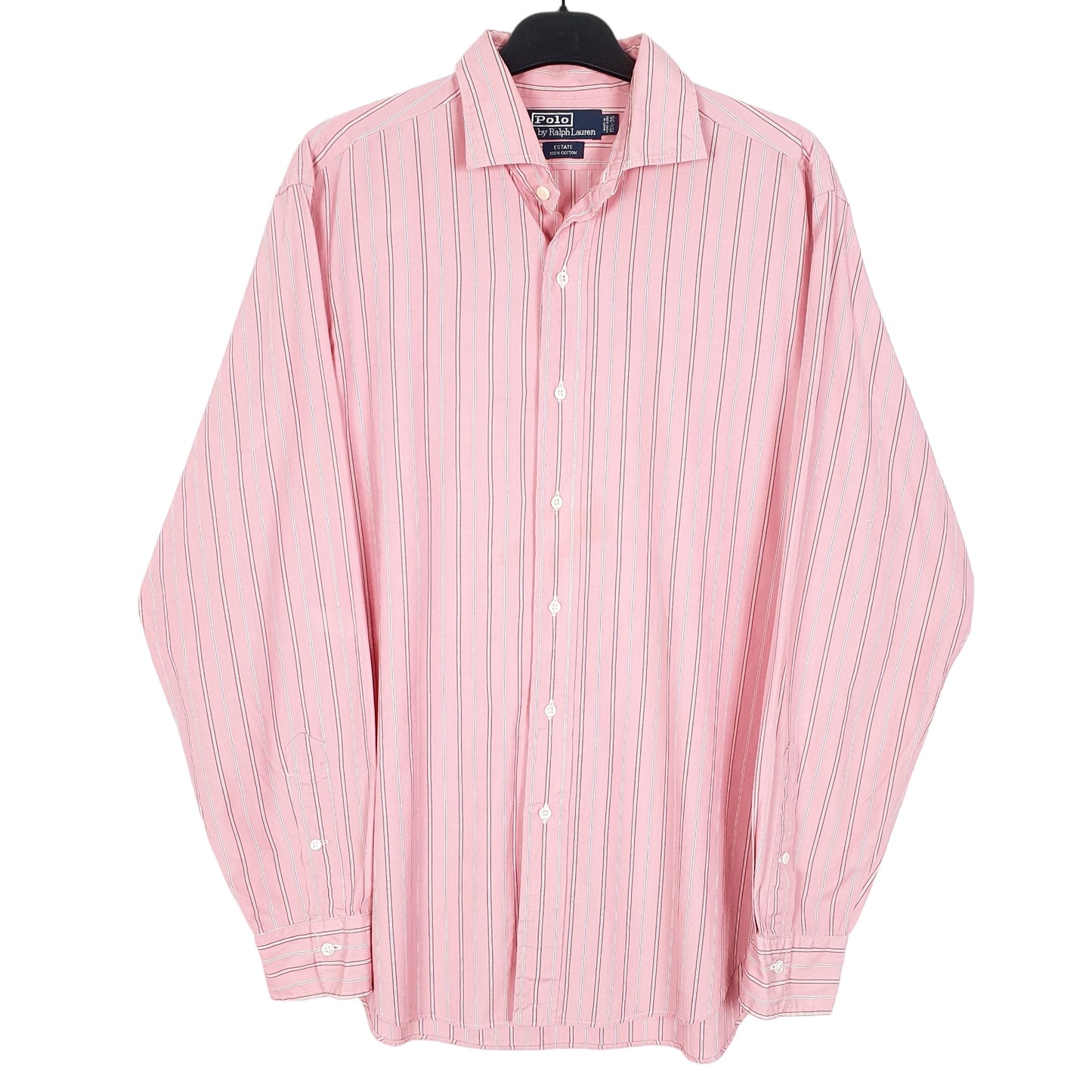 Mens Pink Polo Ralph Lauren Estate Long Sleeve Shirt