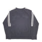 Womens Black Adidas  Crewneck Jumper