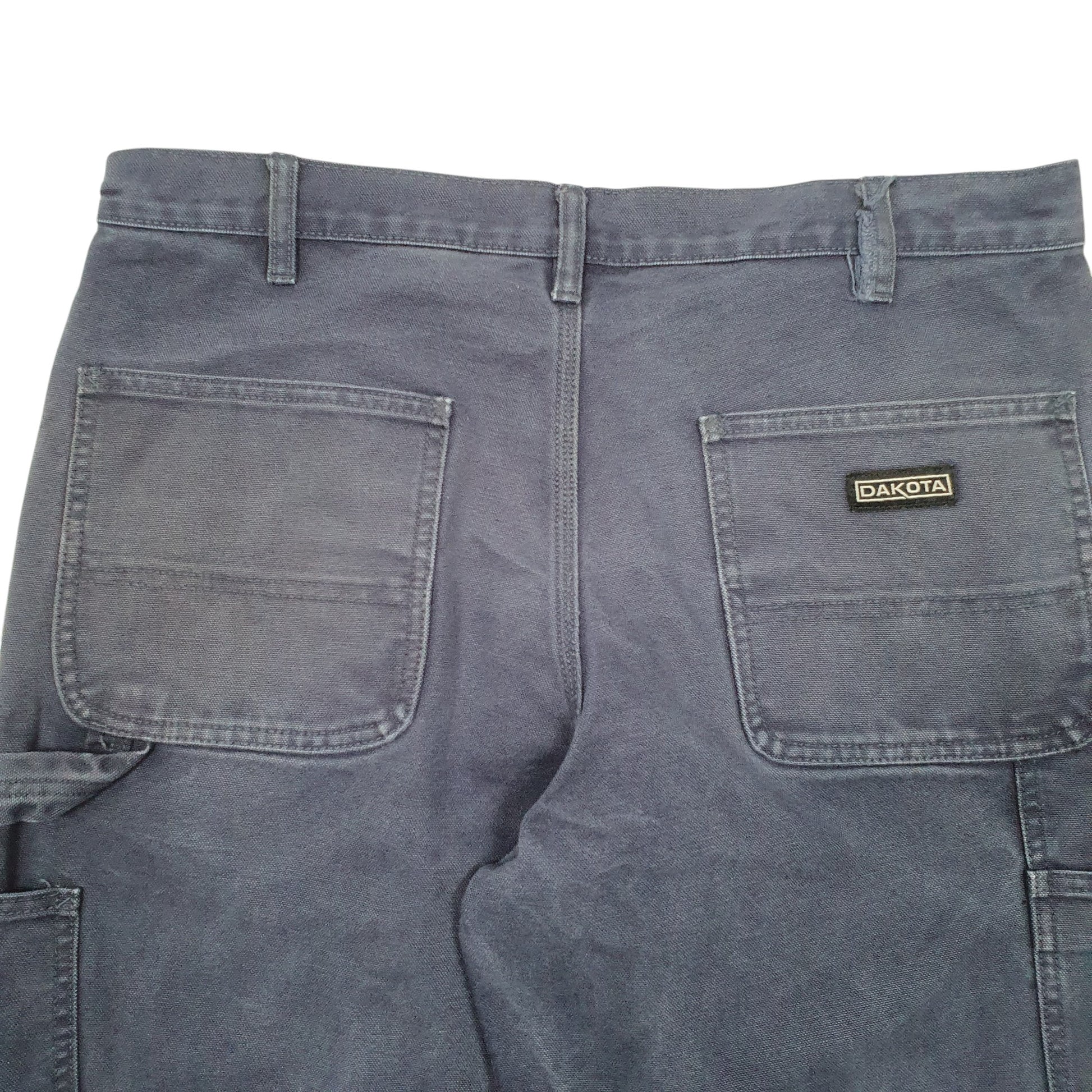 Mens Navy Dakota Workwear Carpenter Trousers