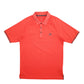 Mens Orange Adidas Golf Climacool Short Sleeve Polo Shirt