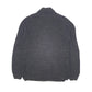 Mens Black River Island Chunky Knit Cardigan Jumper