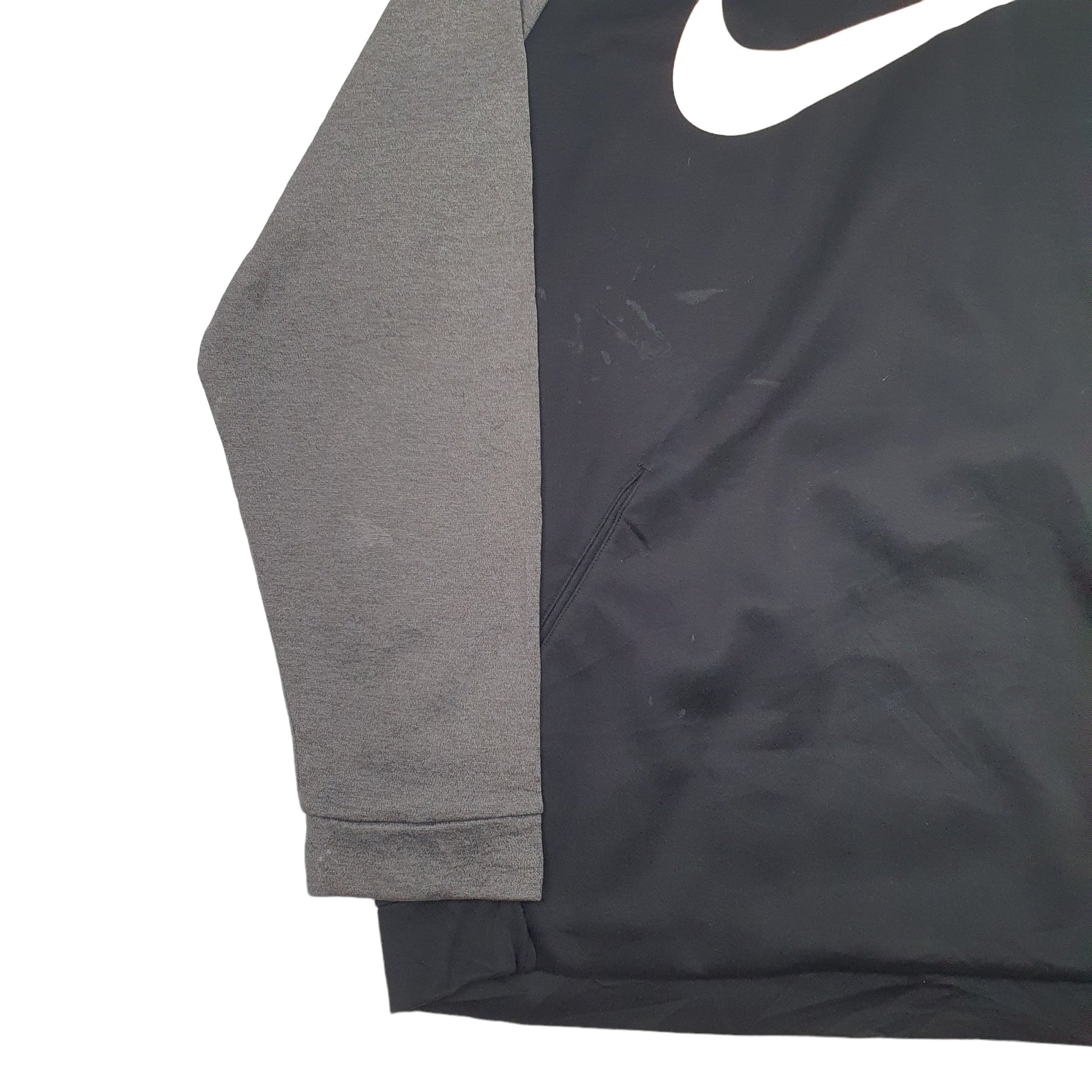 Mens Black Nike Active Running Sport Hoodie Jumper