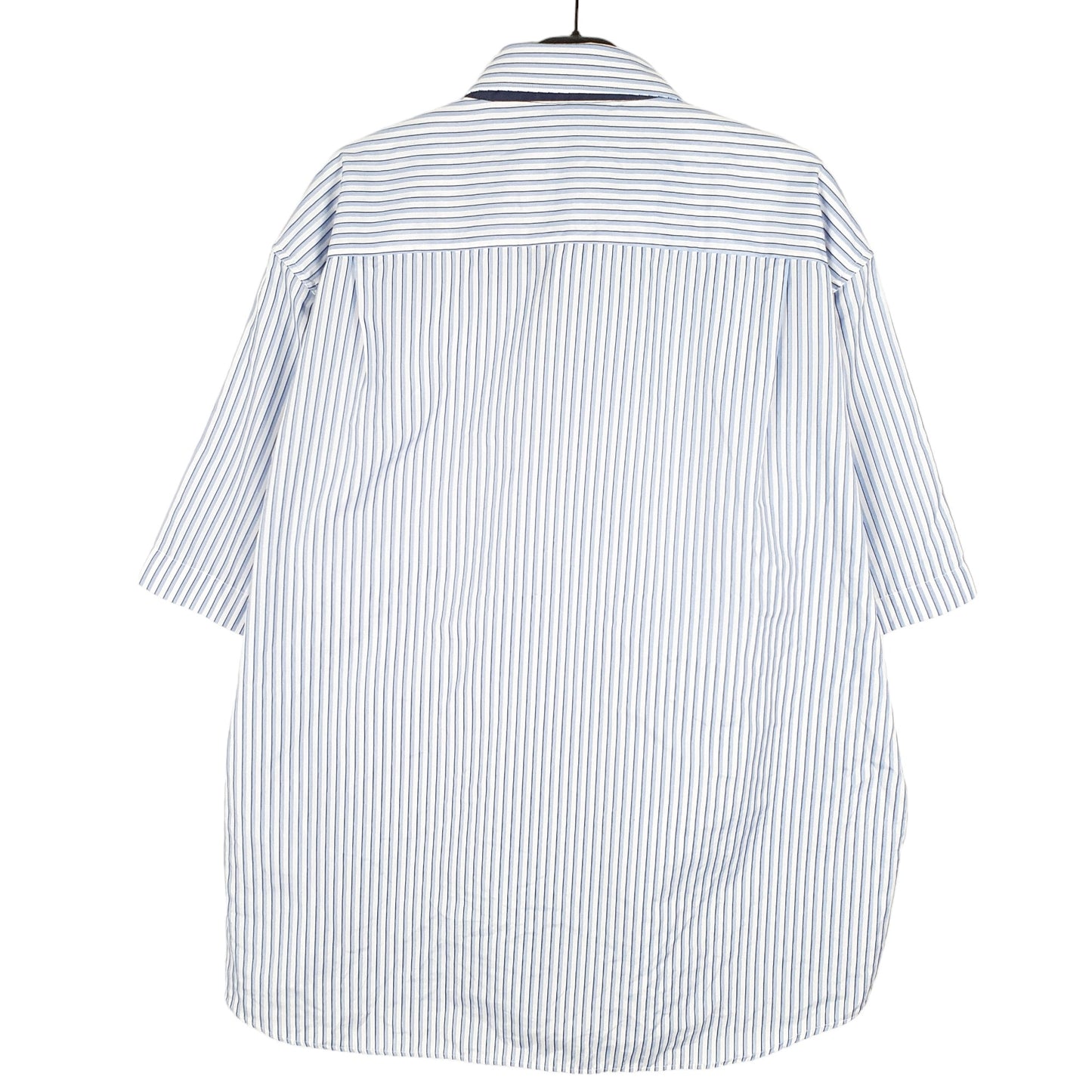 Mens Blue Lacoste  Short Sleeve Shirt