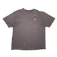 Mens Grey Carhartt Lake County co-op Short Sleeve T Shirt