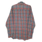 Mens Grey L.L.Bean Flannel Overshirt Long Sleeve Shirt