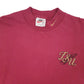 Mens Burgundy Nike Vintage 90s Made In USA Lightweight Crewneck Jumper