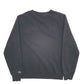 Mens Black Champion Spellout Crewneck Jumper