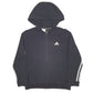 Womens Black Adidas  Hoodie Jumper