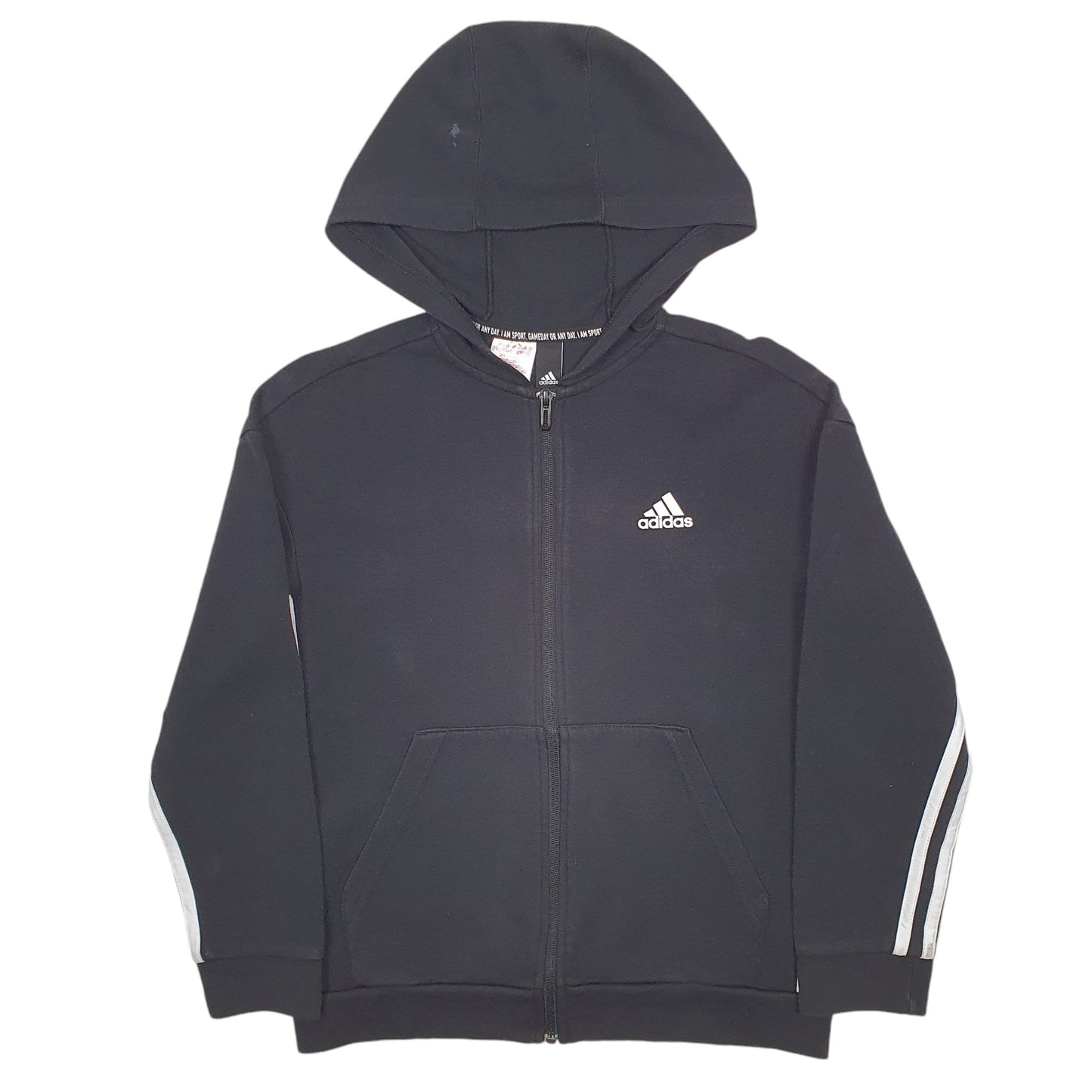 Womens Black Adidas  Hoodie Jumper