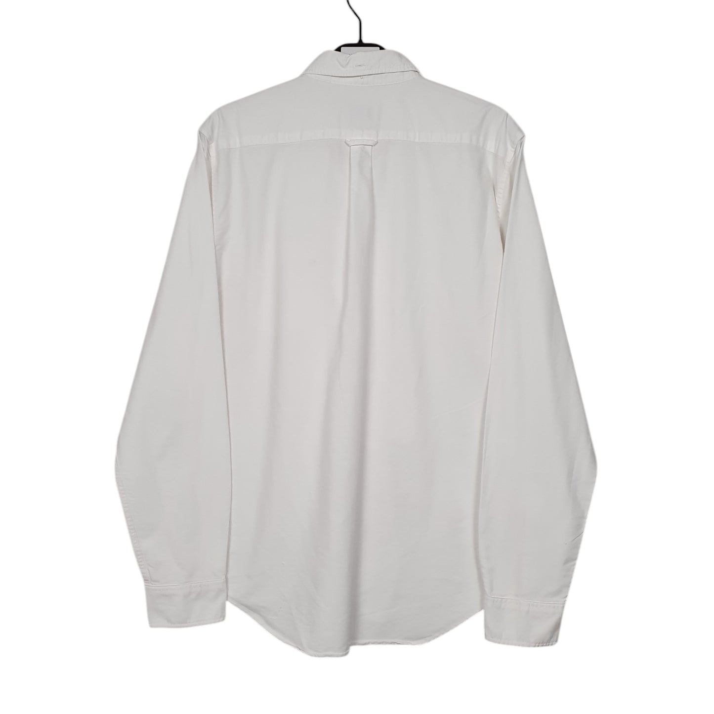 Mens White Lacoste  Long Sleeve Shirt