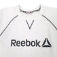 Mens White Reebok  Crewneck Jumper