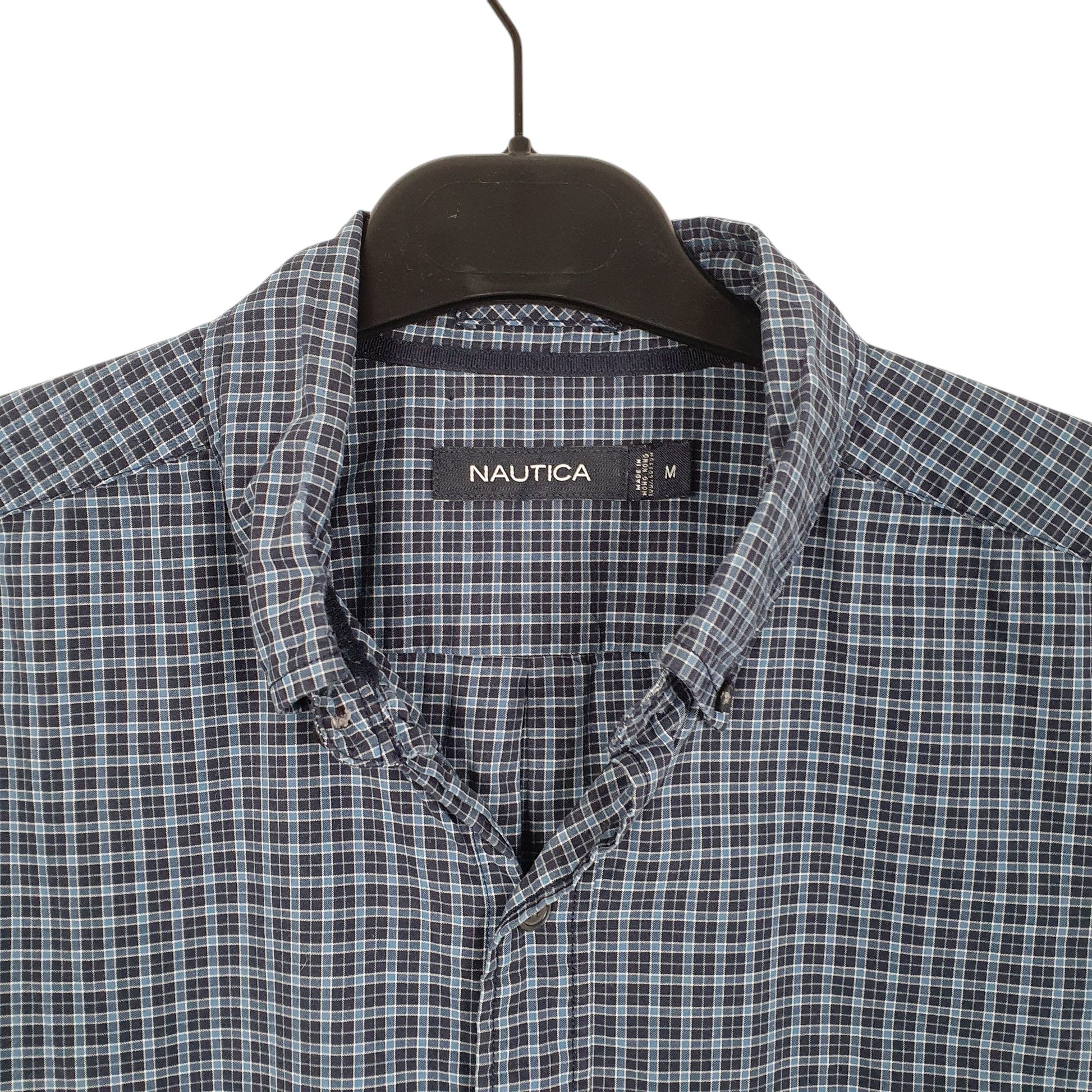 Mens Navy Nautica  Long Sleeve Shirt